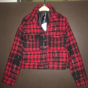 NWT tweed jacket holiday & skirt too cute!! Honey punch  Anthropology